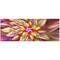 Designart - Large Multi Color Alien Fractal Flower - Floral Canvas Art Print